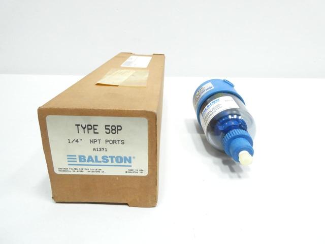 BALSTON 58P PNEUMATIC FILTER 1/4IN NPT 125PSI