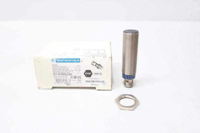 TELEMECANIQUE XS1 M18MA230K PROXIMITY SENSOR 24-240V-AC/DC