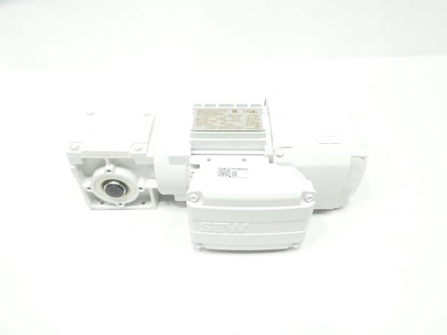 SEW EURODRIVE WA20 DRN71MS4/BE03 GEARMOTOR 168RPM 3PH 0.25KW 254-277/440-480V-AC