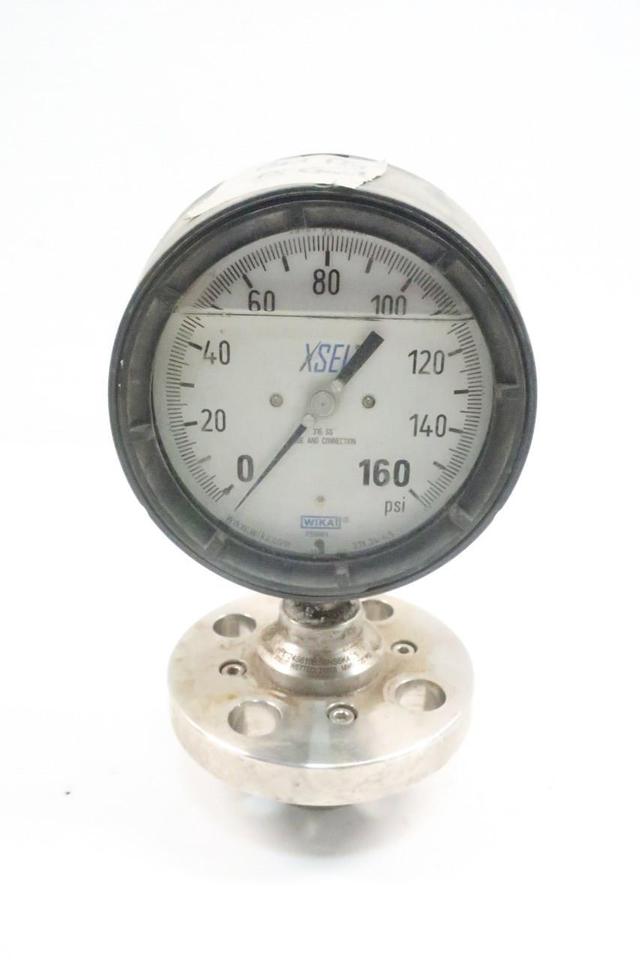 WIKA 8100RIBX XSEL PRESSURE GAUGE 4-1/2IN 0-160PSI