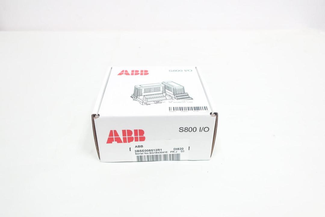 ABB 3BSE008512R1 DI820 S800 I/O DIGITAL INPUT MODULE