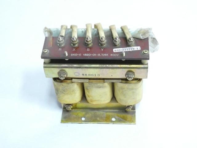 YOSHIKAWA BKO-C 1820-01-3.7/4K LINE REACTOR 3PH 400V-AC