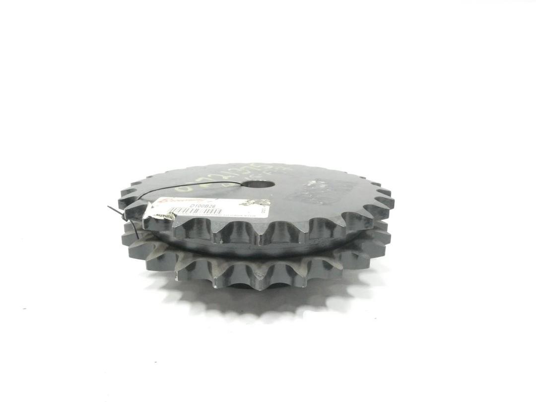 BROWNING D100B26 DOUBLE ROLLER CHAIN SPROCKET 1-7/16IN 26T