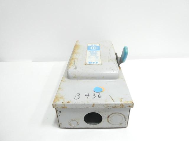 ITE FK362N FUSIBLE DISCONNECT SWITCH 3P 60A AMP 600V-AC