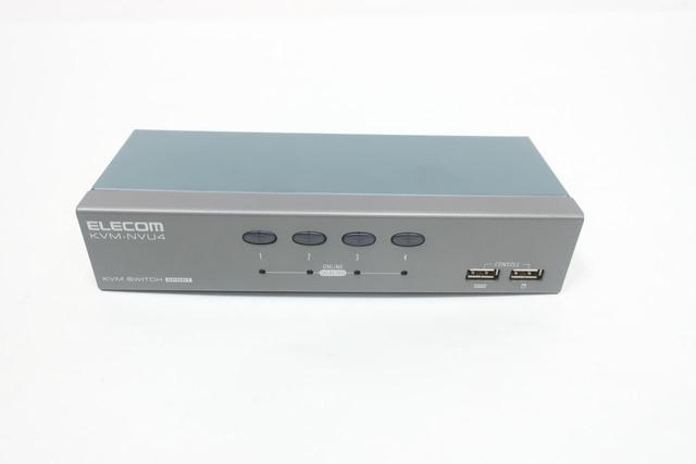 ELECOM KVM-NVU4 4-PORT KVM SWITCH
