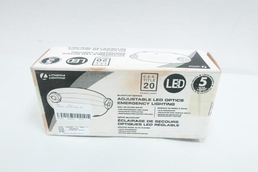 LITHONIA LIGHTING ELM2L M12 EMERGENCY EXIT LIGHTING 120-277V-AC