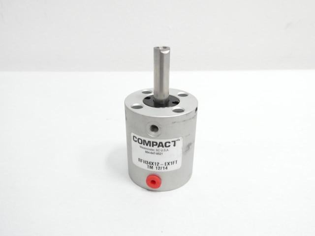 COMPACT RHF34X12-EX1FT DOUBLE ACTING PNEUMATIC CYLINDER 3/4IN 1/2IN