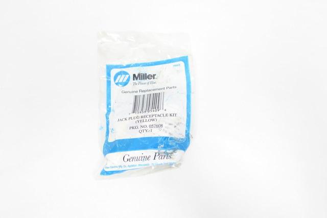MILLER 057608 JACK PLUG YELLOW RECEPTACLE