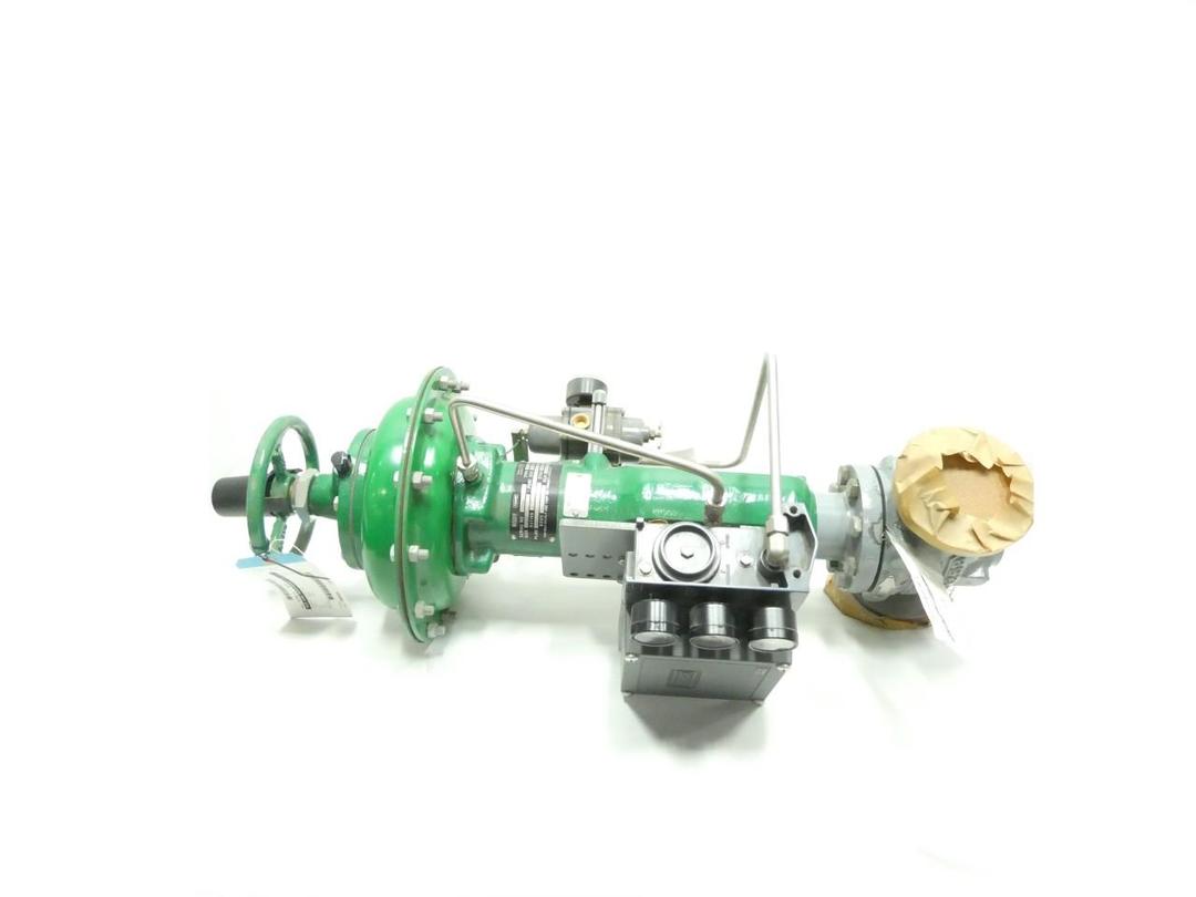 FISHER ES 667 SIZE 30 3582G PNEUMATIC STEEL FLANGED CONTROL VALVE 1-1/2IN