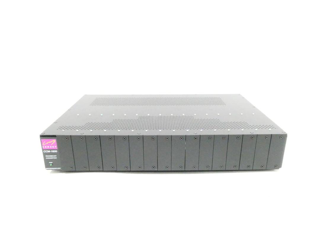 CANARY COMMUNICATIONS CCM-1600 RACKMOUNT CONVERTER 115/230V-AC