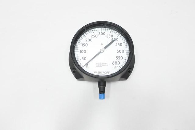 ASHCROFT 60-1379-SS-02L-600KP PRESSURE GAUGE 6IN 0-600KPA 1/4IN NPT