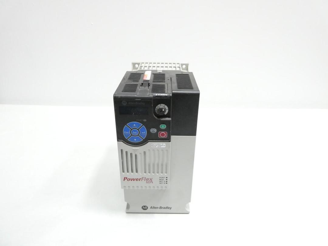 ALLEN BRADLEY 25A-D013N104 POWERFLEX 523 AC VFD DRIVE 0-600HZ 0-460V-AC 7.5HP