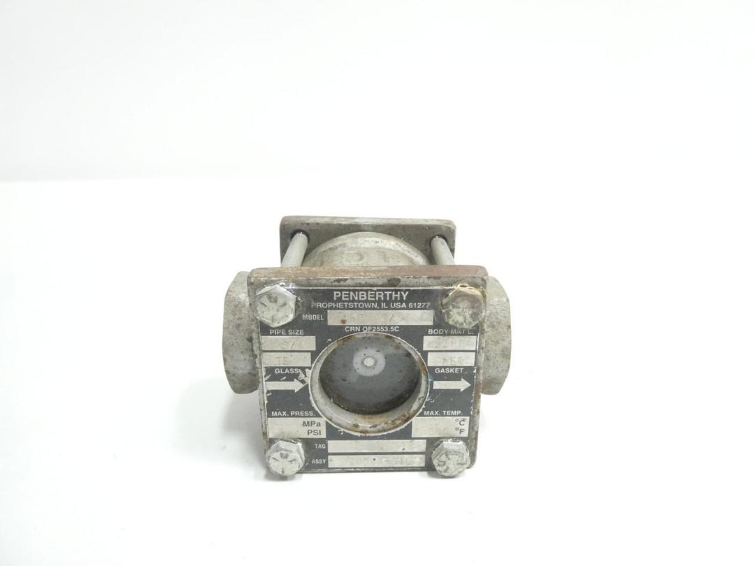PENBERTHY SFR 3/4 80084-610 IRON WHEEL SIGHT FLOW INDICATOR 3/4IN