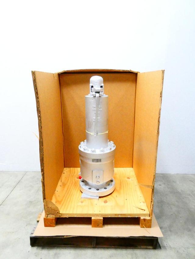 CROSBY 6Q8 JD-56-STM C STEEL FLANGED RELIEF VALVE 450PSI 6X8IN
