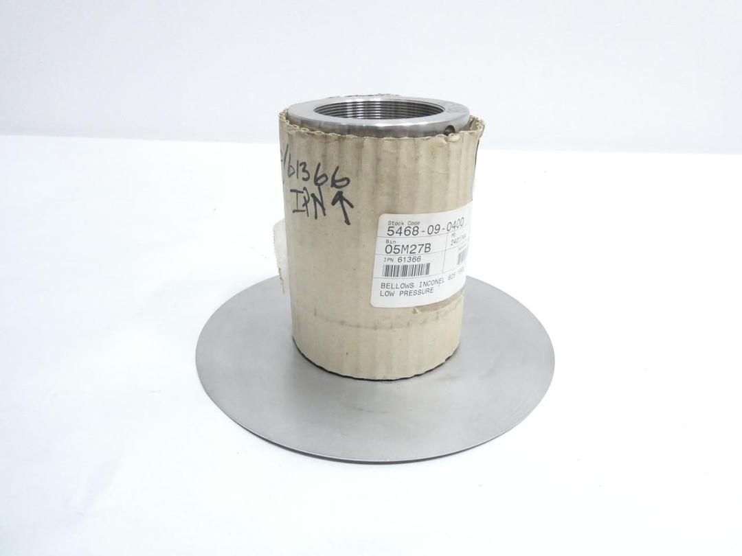 INCONEL 5468-09-0400 LOW PRESSURE BELLOW