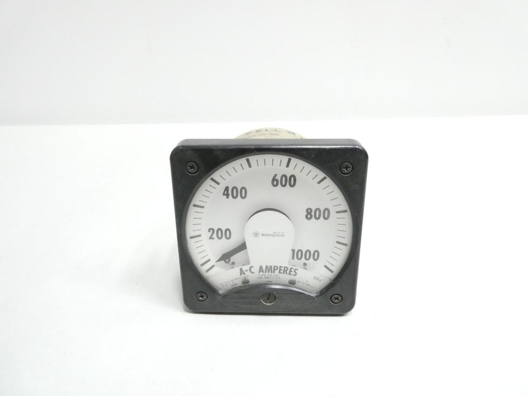 WESTINGHOUSE KA-241 AMMETER 0-1000AC AMP