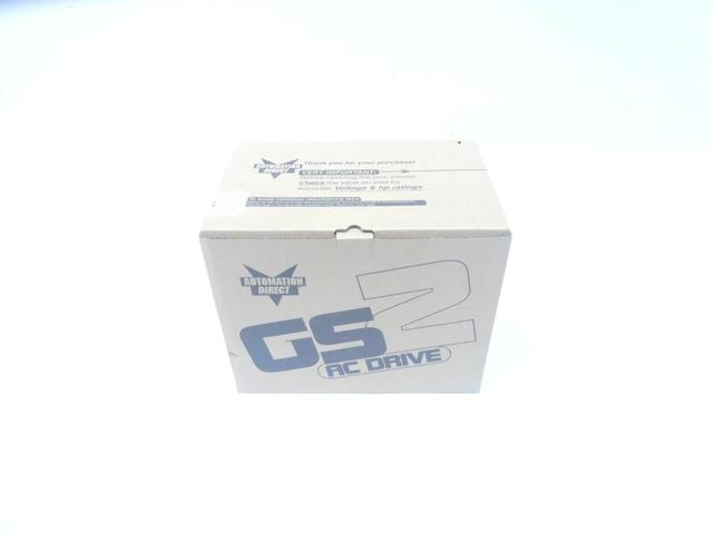 AUTOMATION DIRECT GS2-10P5 VFD DRIVE 100-120V-AC 0.1-400HZ 0-240V-AC 1/2HP