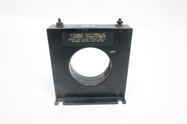 INSTRUMENT TRANSFORMER Y25645-006-01 CURRENT TRANSFORMER 100:5A 600V-AC