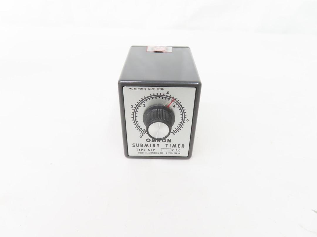 OMRON STP-44A88G SUBMINY TIMER 0-6MIN 115V-AC