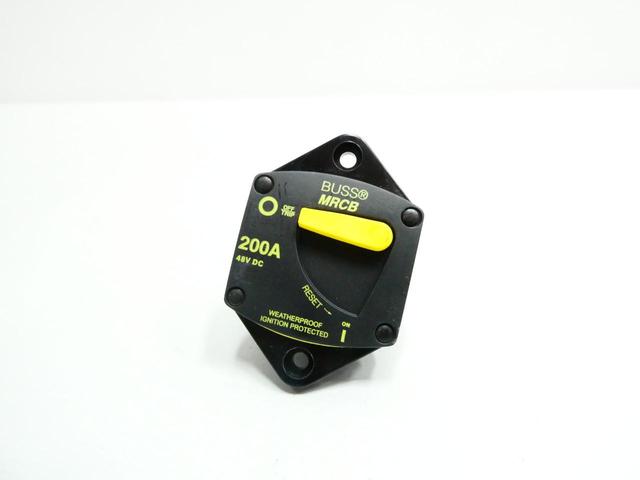 COOPER BUSSMANN 187200P-03-1 MARINE-RATED CIRCUIT BREAKER 200A AMP 48V-DC