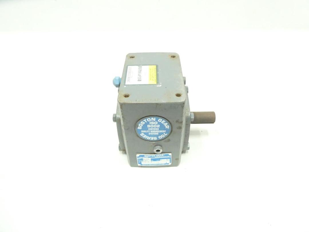 BOSTON GEAR 718-5-G RIGHT ANGLE GEAR REDUCER 5/8IN 7/8IN 2.55HP 5:1