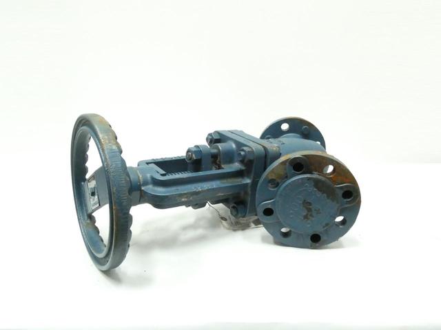 EVERLASTING VALVE B6571 MANUAL IRON FLANGED SLOW OPENING VALVE 2IN