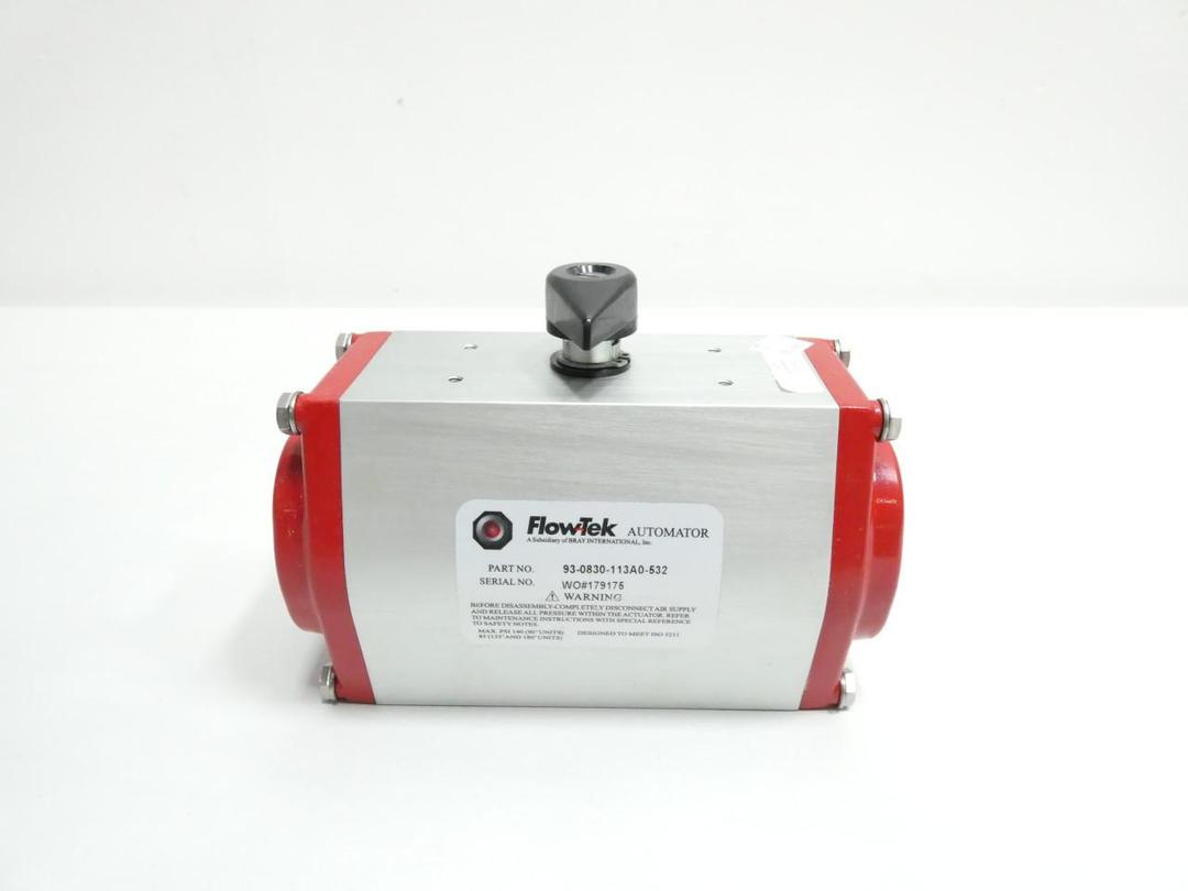 FLOWTEK 93-0830-113A0-532 PNEUMATIC VALVE ACTUATOR 140PSI
