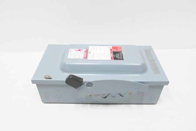 FEDERAL PIONEER 86323 FUSIBLE DISCONNECT SWITCH 2P 100A AMP 240V-AC/DC