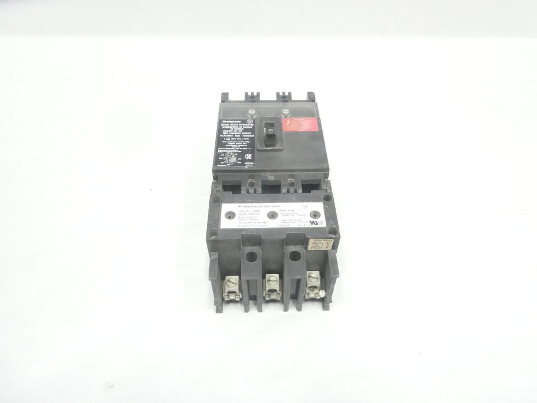 WESTINGHOUSE MCP23480S MOLDED CASE CIRCUIT BREAKER 3P 50A 600V-AC
