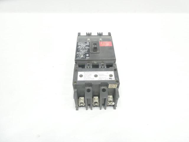 WESTINGHOUSE MCP23480S MOLDED CASE CIRCUIT BREAKER 3P 50A 600V-AC