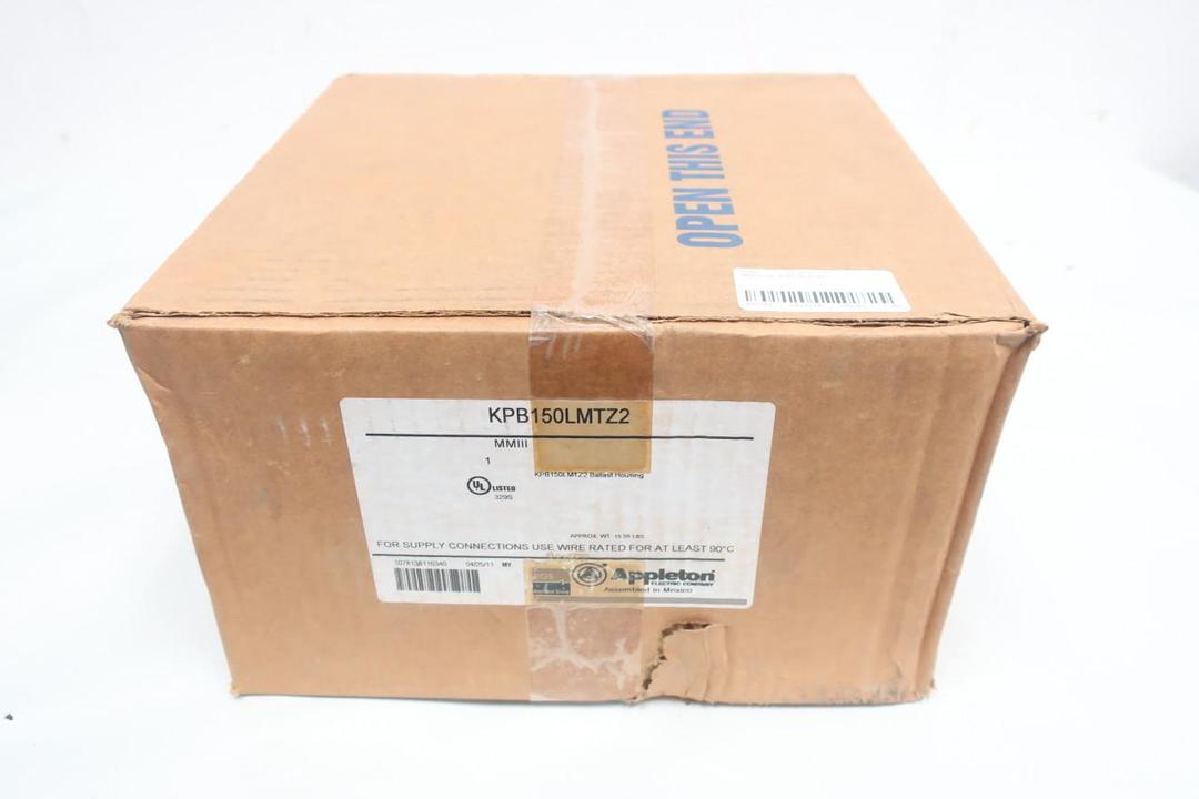 APPLETON KPB150LMTZ2 MERCMASTER III HPS BALLAST