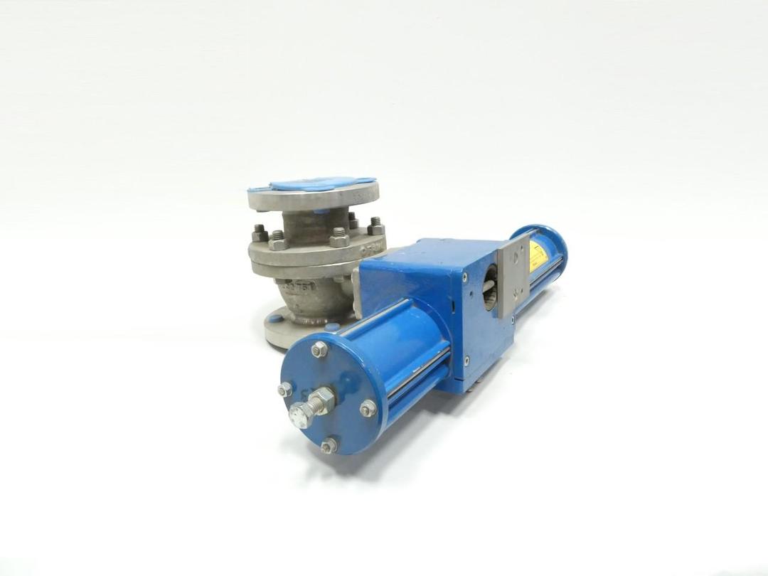 NAF 95304BB PNEUMATIC STAINLESS FLANGED BALL VALVE 2IN 150