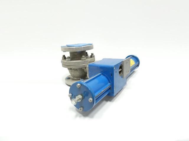 NAF 95304BB PNEUMATIC STAINLESS FLANGED BALL VALVE 2IN 150
