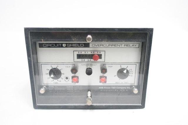 ABB 51L 223S5542 CIRCUIT SHIELD OVERCURRENT RELAY 125V-DC