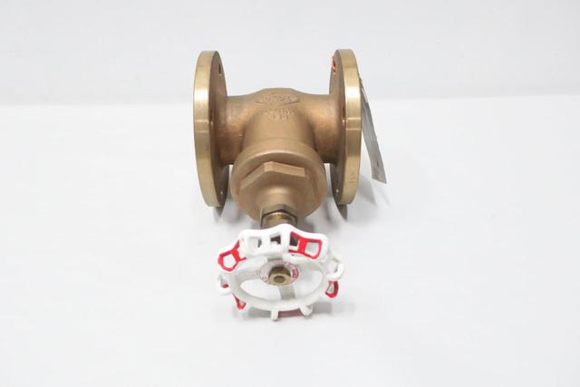 TOYO 205A MANUAL BRONZE FLANGED GATE VALVE 2-1/2IN 150
