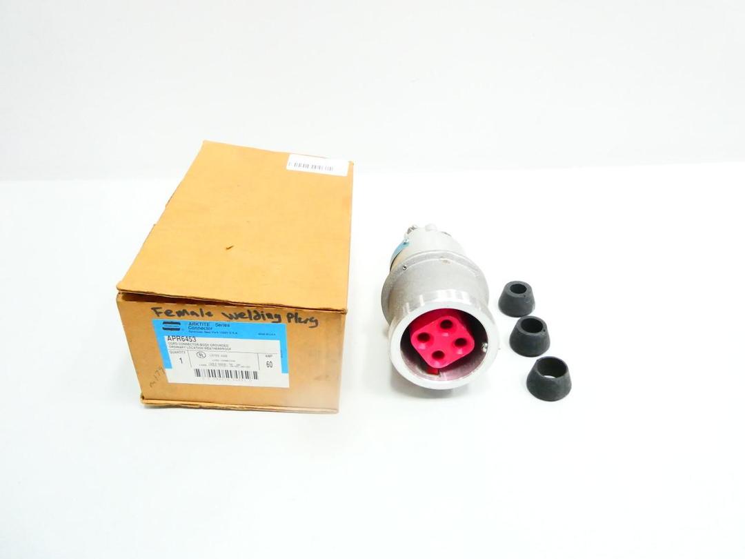 CROUSE HINDS APR6453 ARKTITE RECEPTACLE 4P 4W 60A AMP 600V-AC