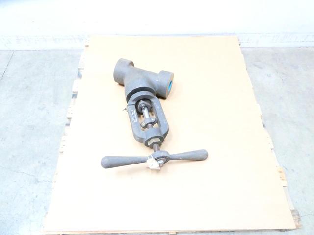 HANCOCK 4202W1 MANUAL STEEL SOCKET WELD GLOBE VALVE 2IN 4500