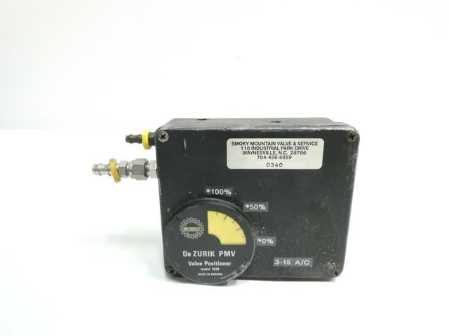 DEZURIK 1500 PNEUMATIC VALVE POSITIONER