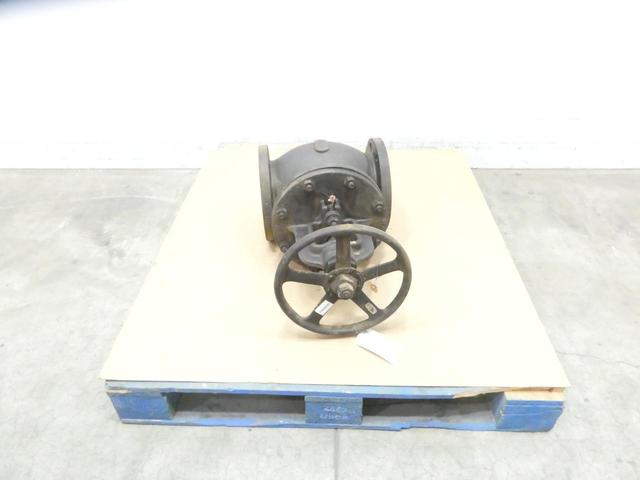 POWELL 241 MANUAL STEEL FLANGED GLOBE VALVE 6IN 125