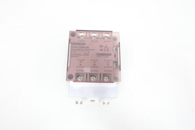 OMRON G3PE-235B-3N SOLID STATE CONTACTOR 12-24V-DC 35A AMP 100-240V-AC