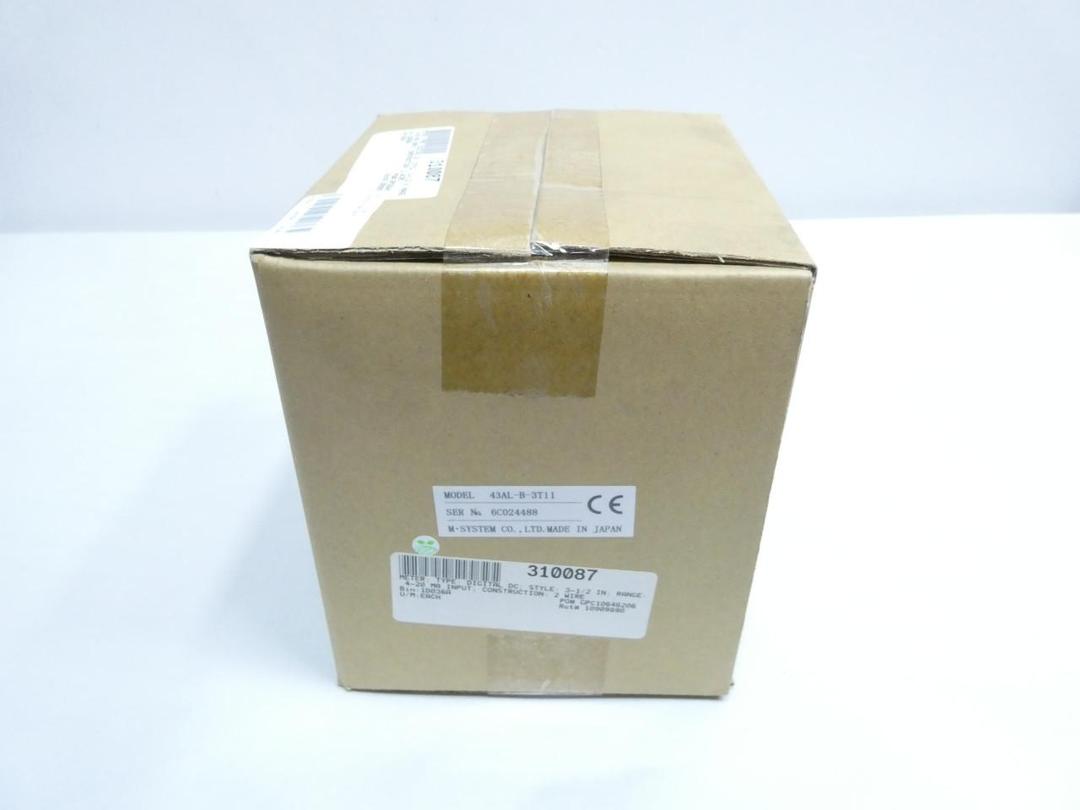 M-SYSTEM 43AL-B-3T11 DIGITAL PANEL METER