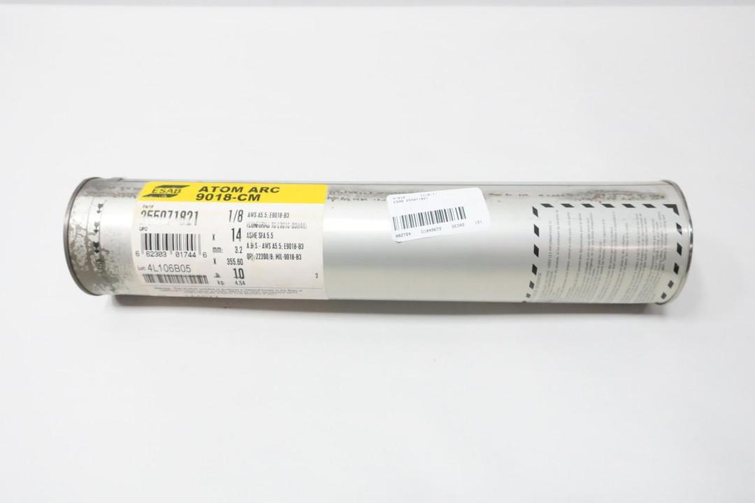 ESAB 255071821 ATOM ARC 9018-CM ELECTRODE 1/8IN 14IN 10LB