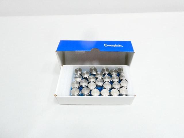 BOX OF 25 SWAGELOK SS-6-P STAINLESS PIPE PLUG 3/8IN NPT