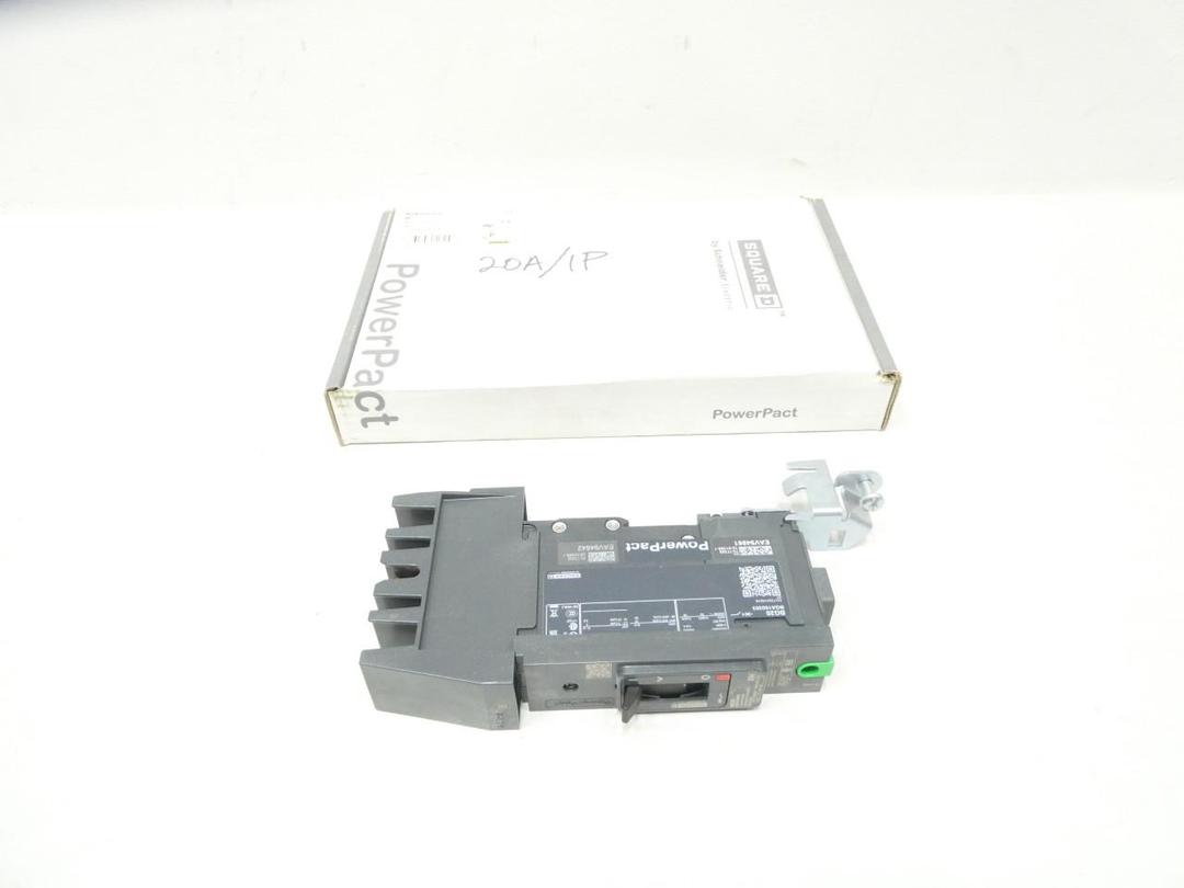 SQUARE D BGA160203 MOLDED CASE CIRCUIT BREAKER 1P 20A