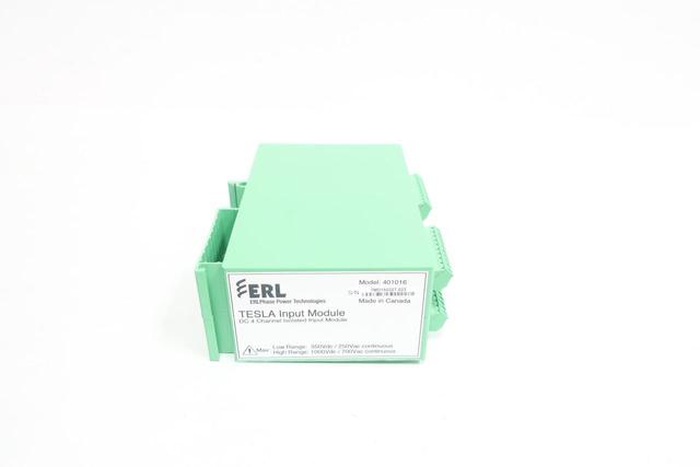 ERL PHASE 401016 TESLA DC 4 CHANNEL ISOLATED INPUT MODULE