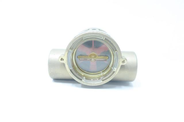 OMEGA FPR115 BRASS THREADED WHEEL FLOW INDICATOR 3/4IN