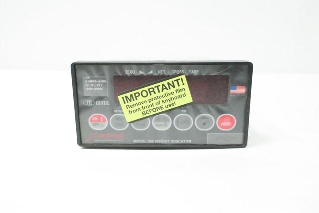 CARDINAL 200 PANEL MOUNT WEIGHT INDICATOR
