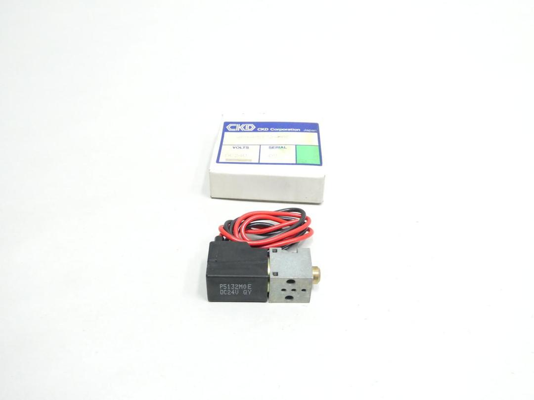 CKD 4F9-P5132-M0E SOLENOID VALVE 24V-DC