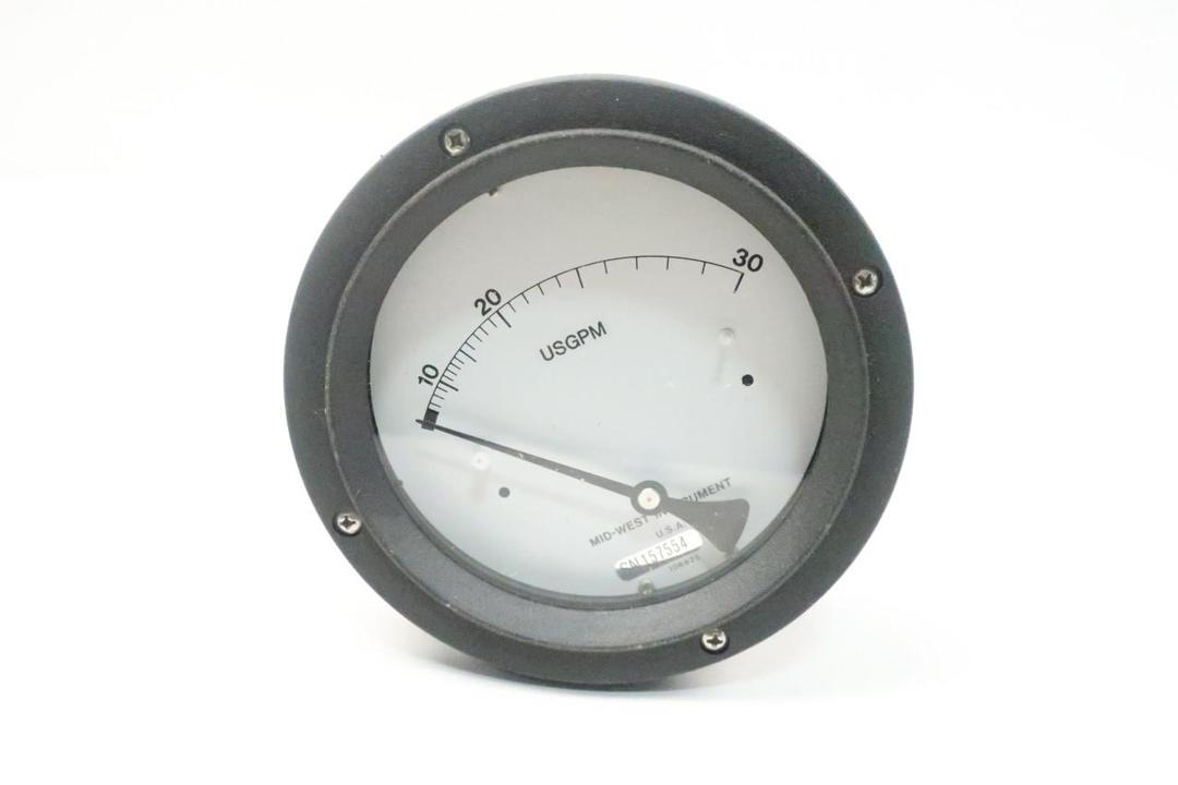 MID-WEST 130PC-03-00 DIFFERENTIAL PRESSURE FLOW METER 0-30GPM