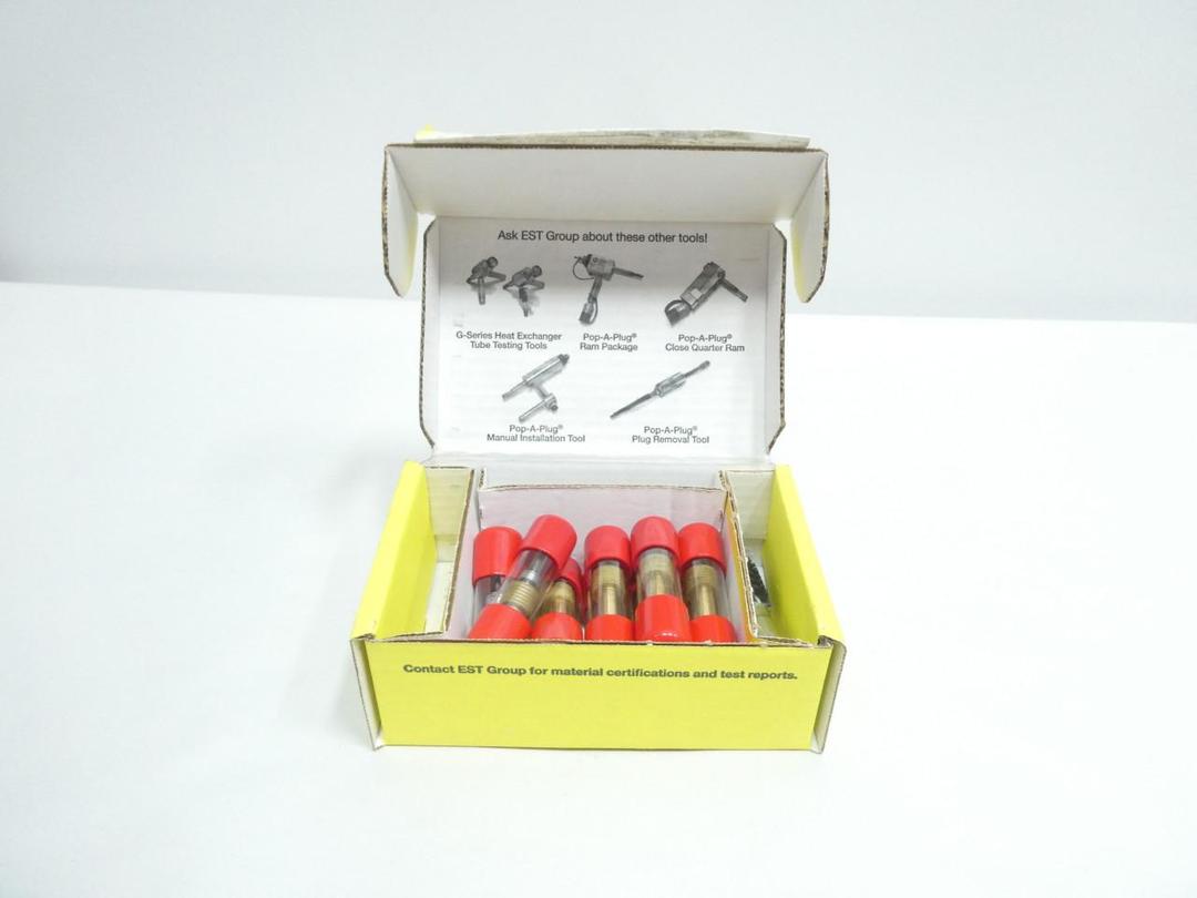 BOX OF 10 CURTISS-WRIGHT P2-660-B POP-A-PLUG II BRASS PLUG KIT 0.660IN